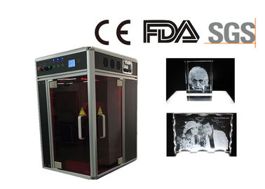 中国 3W 3Dのガラス レーザーの彫版機械空気はクリスマスのギフトのために冷却しました サプライヤー