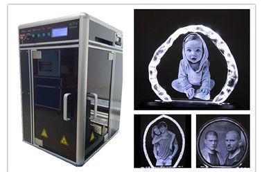 3Dガラス彫版のための小規模3Dの表面下のレーザーの彫版機械 サプライヤー