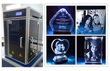 ガラス水晶3Dレーザーの彫版機械、費用効果が大きい3Dレーザーの彫版システム サプライヤー